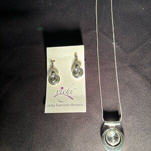 Earrings and Necklace